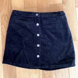 Black velvet skirt children’s place size 12